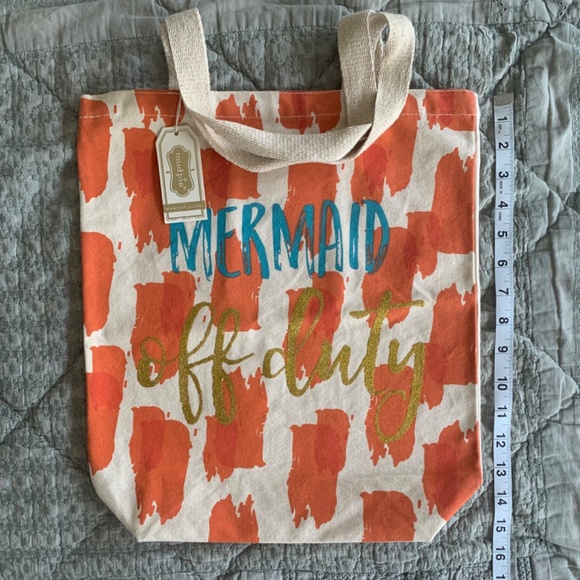 Mud Pie Handbags - Mermaid Off Duty Tote and Round Towel